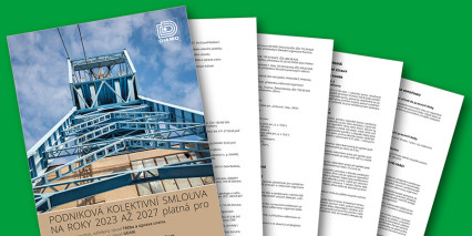 Státní podnik DIAMO a odborové organizace vyhodnotily Podnikovou kolektivní smlouvu na roky 2023–2027 za 1. pololetí 2023