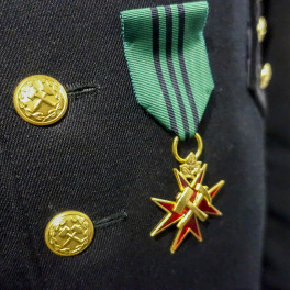 Báňští záchranáři dostali vyznamenání